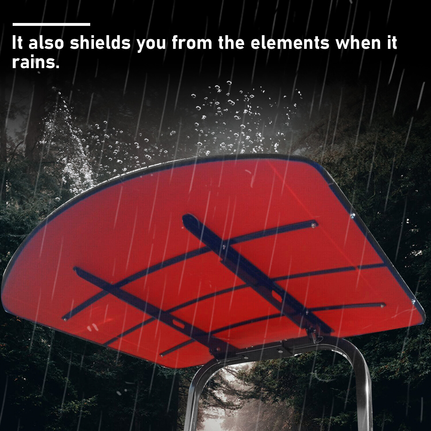 Red 52" X 52" Tuff Top ROPS Canopy For Tractor and Mowers Umbrella