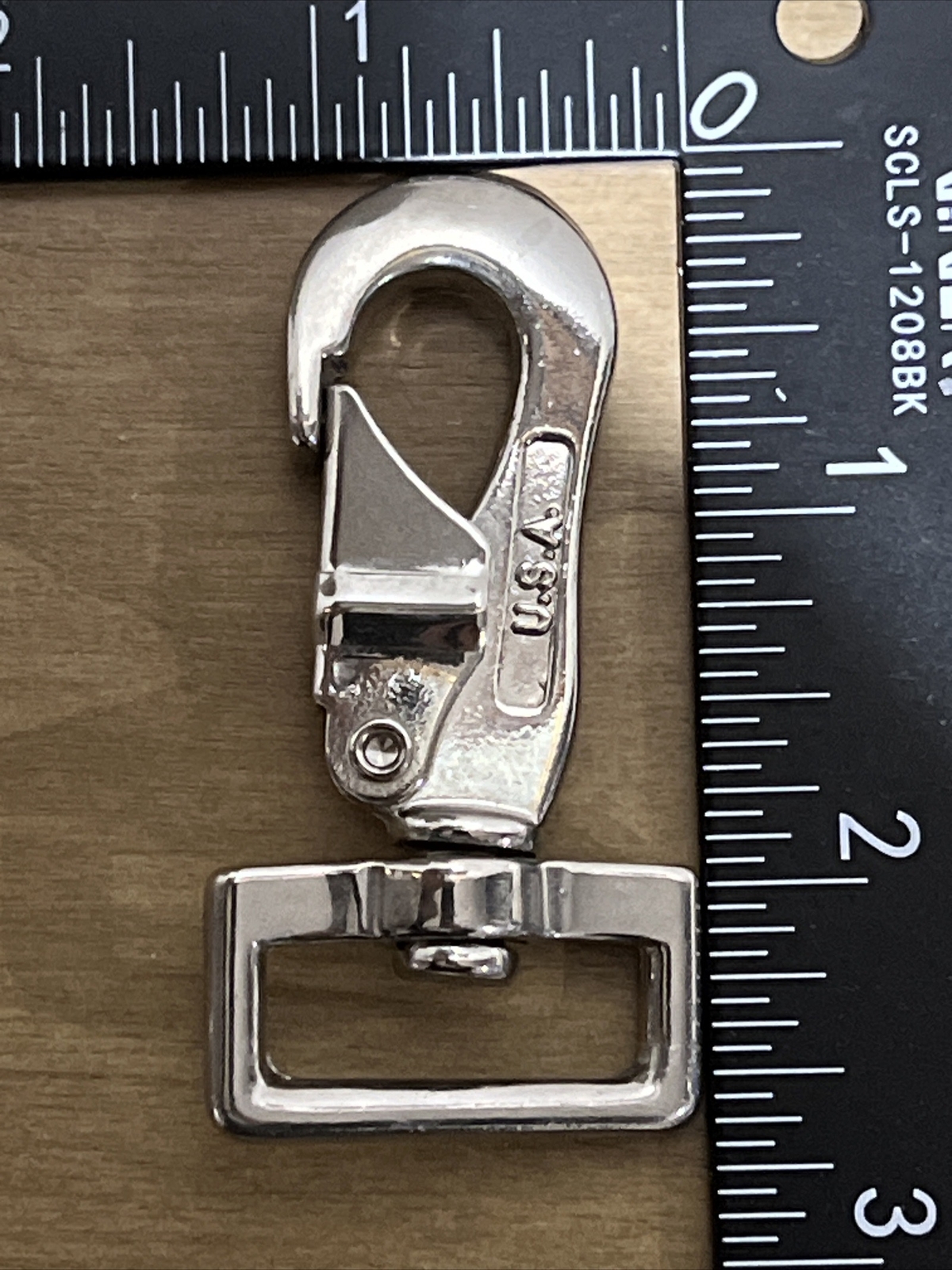 5 RARE MADE IN USA!  Swivel Bolt Snap Hook Clip Horse Tack Bridle Halter Marine