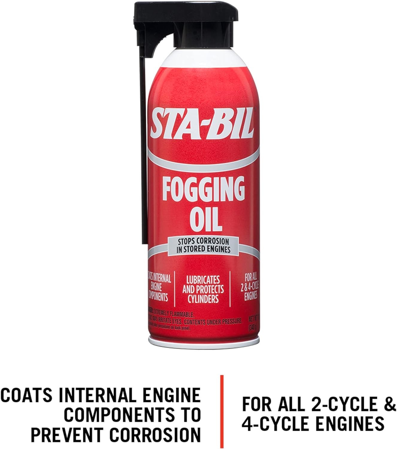 STA-BIL 22001 Fogging Oil - Stops Corrosion In Stored Engines - Lubricates