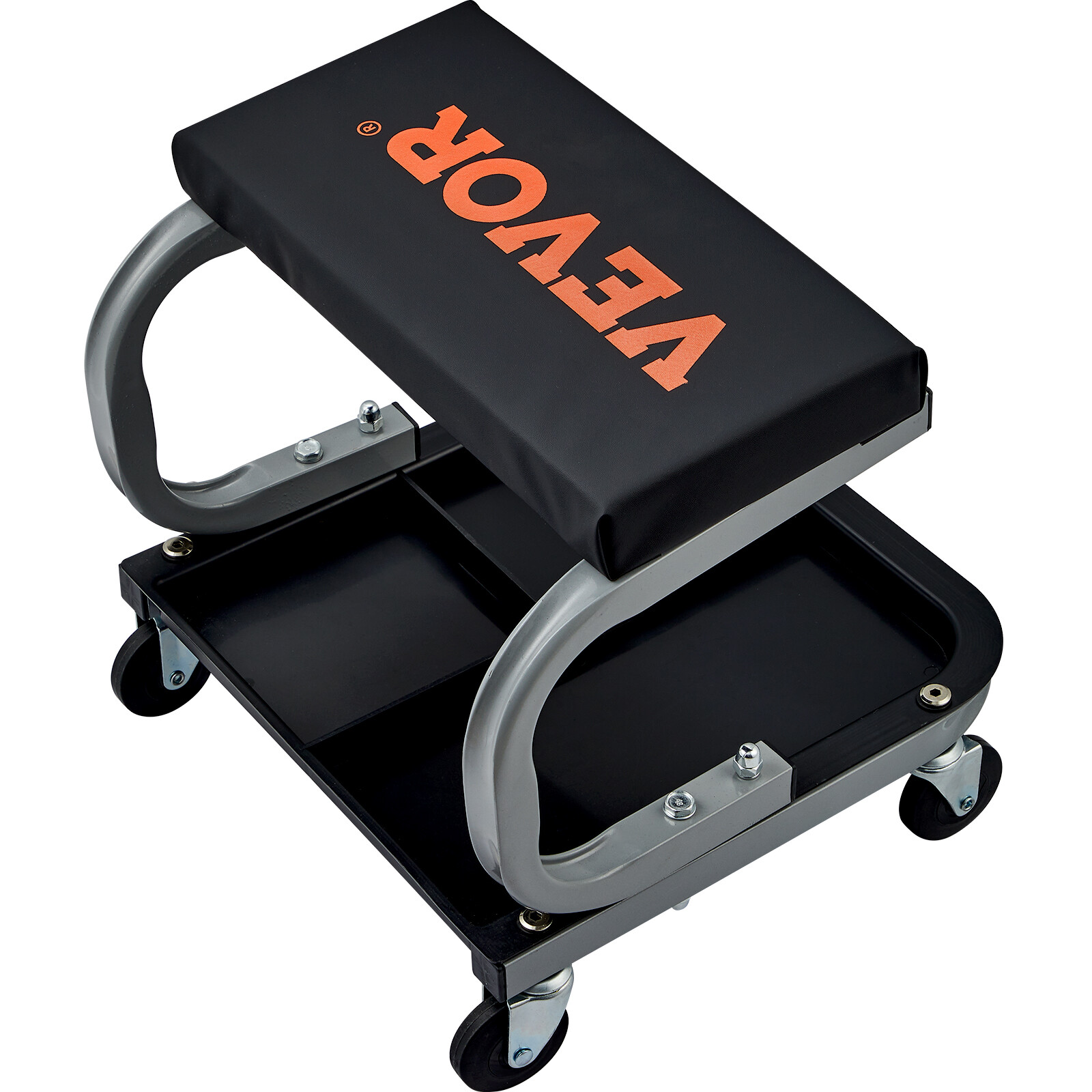 VEVOR Mechanics Garage shop Stool 250lbs Mechanic Creeper Seat w/ Car Tool Tray