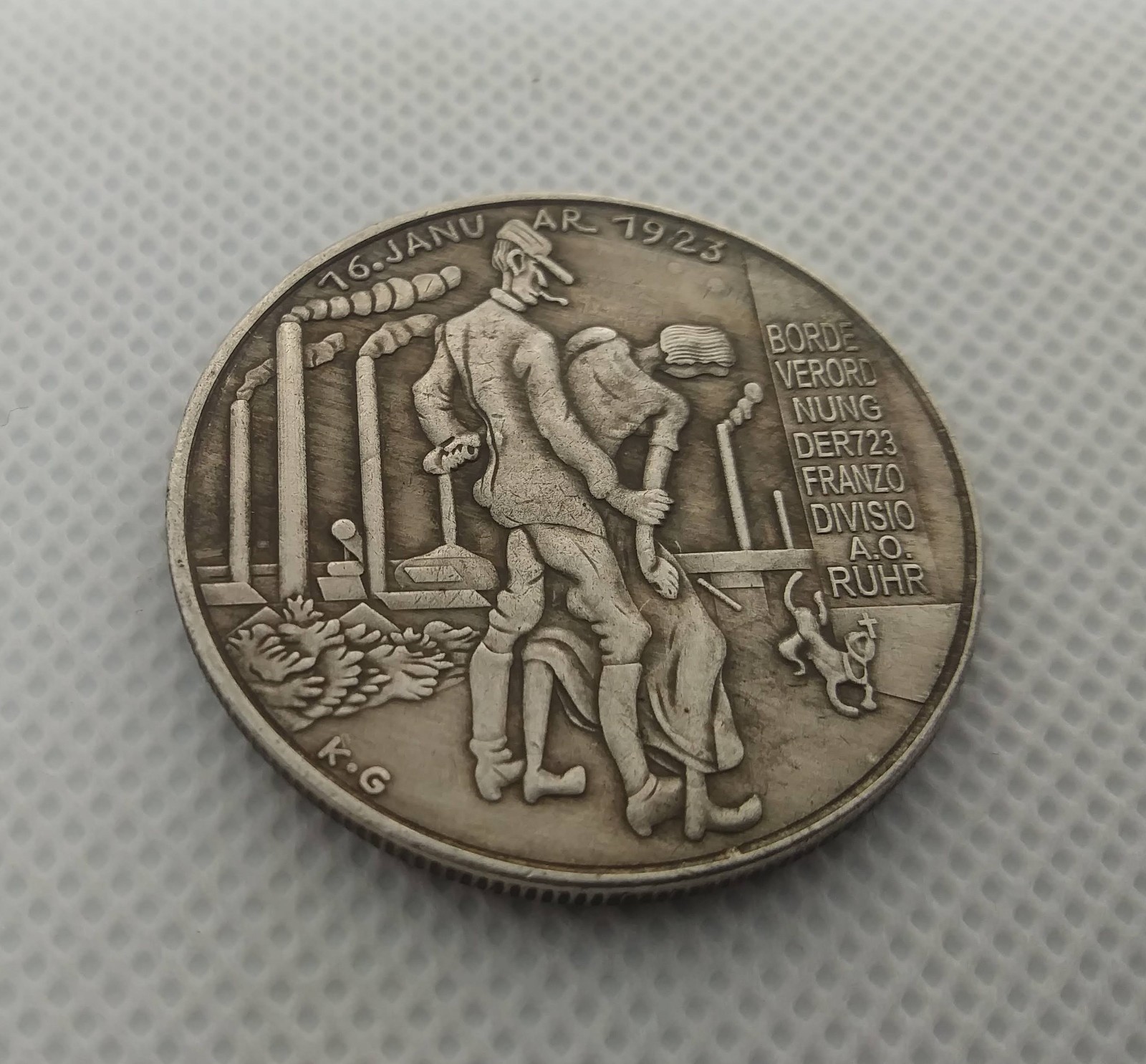 "Bordellverordnung" (Brothel Decree) medal designed by Karl Goetz