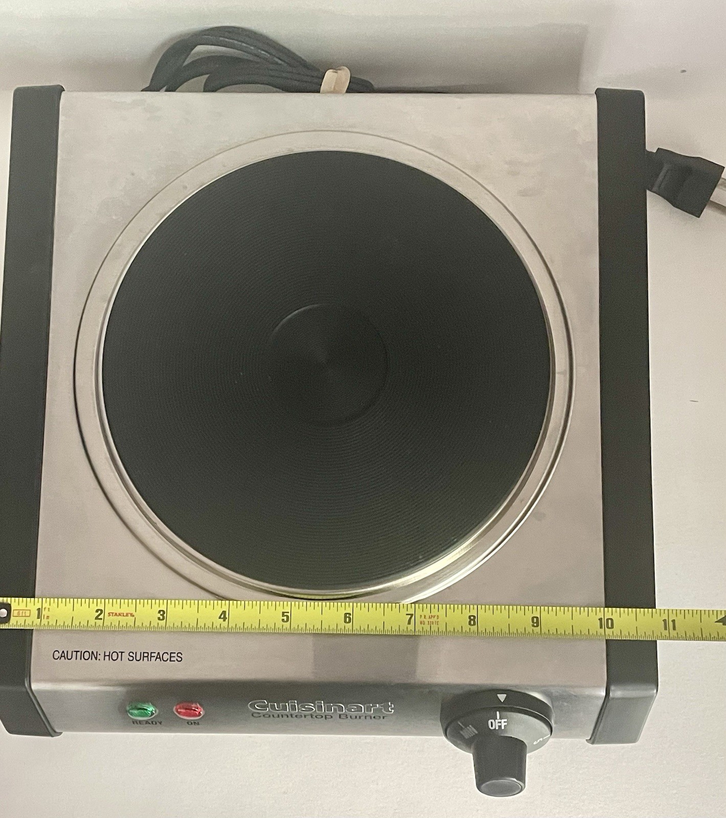 Cuisinart CB-30 Cast-Iron Single Burner Stainless Steel Electric Stove Burner