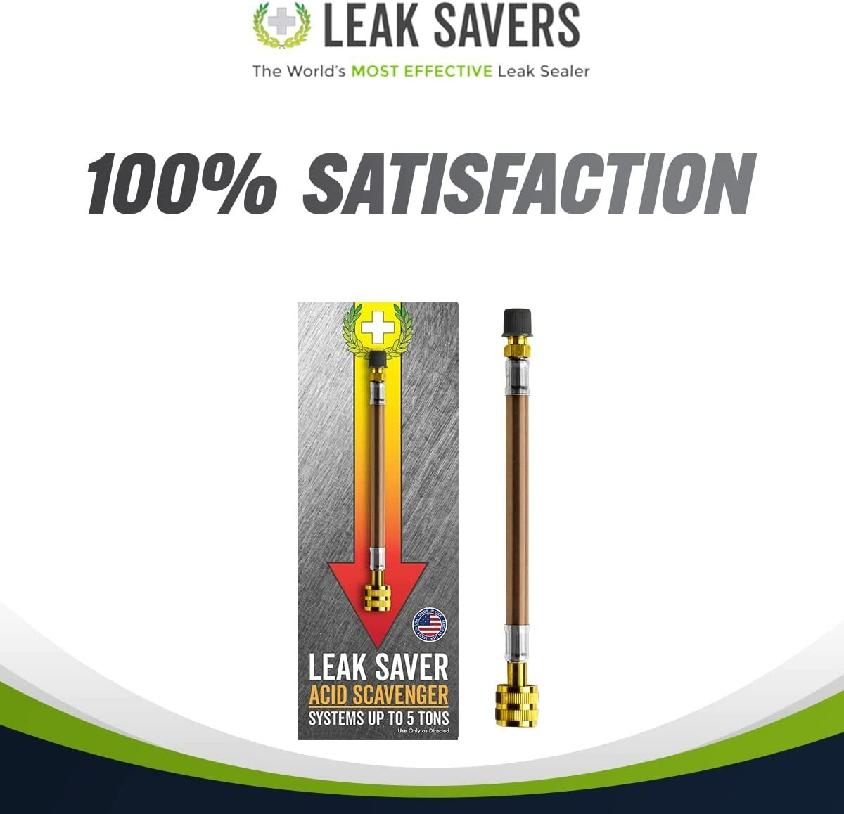 Leak Savers Direct Inject Acid Scavenger HVAC System Acid Treatment Neutralizer