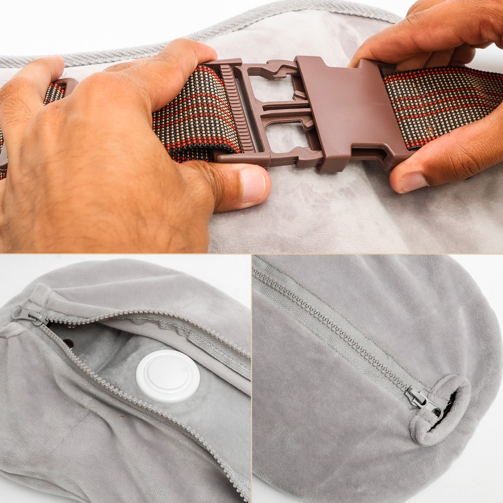 Electric Hot Water Bag with Belt