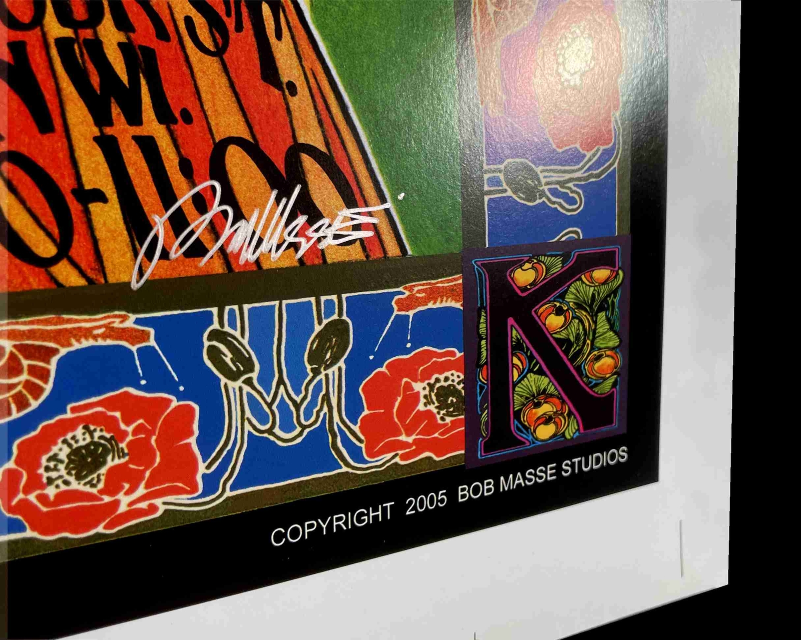 Pink Floyd Poster Marquee Club Orig Rare Uncut Proofsheet Signed Bob Masse