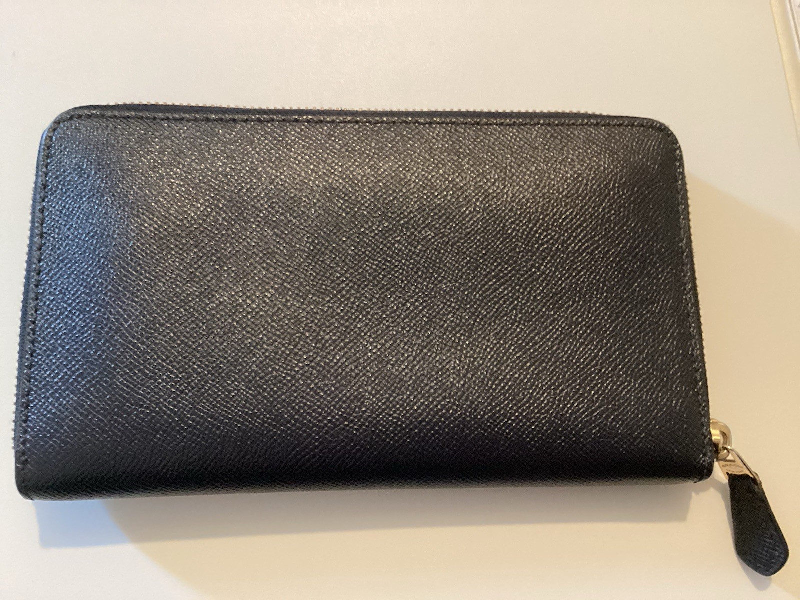 Coach Navy Blue Zip-Around Women's Wallet