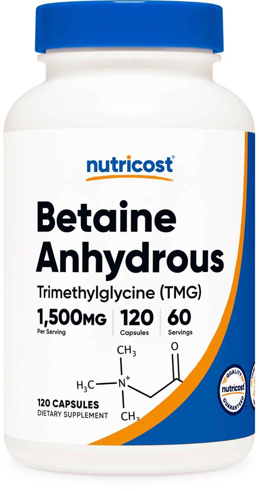 Nutricost Betaine Anhydrous 1500mg, 60 Servings