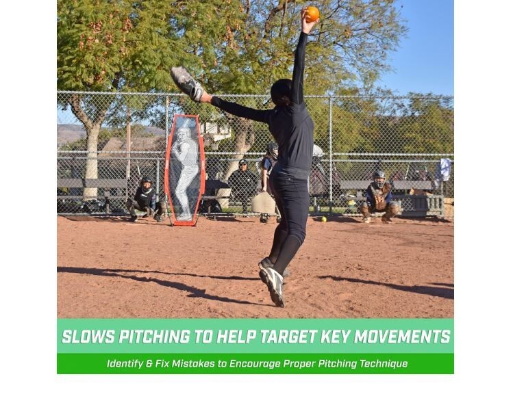 Weighted Training Ball Set Hitting/Pitching Softball Heavy Duty 6 Pack Orange