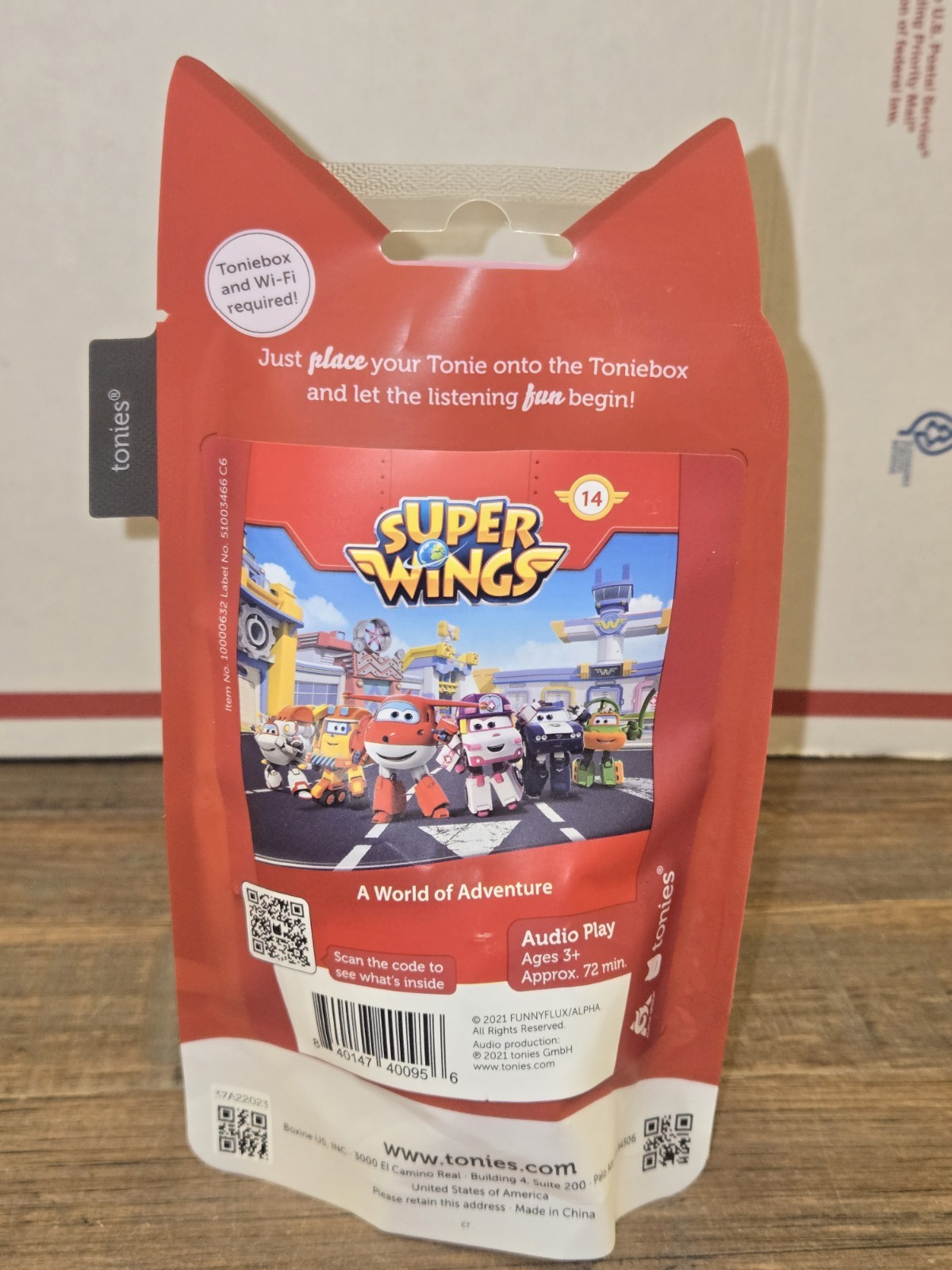 New & Sealed! TONIES - Audio Play Character - Super Wings Red (10000632)