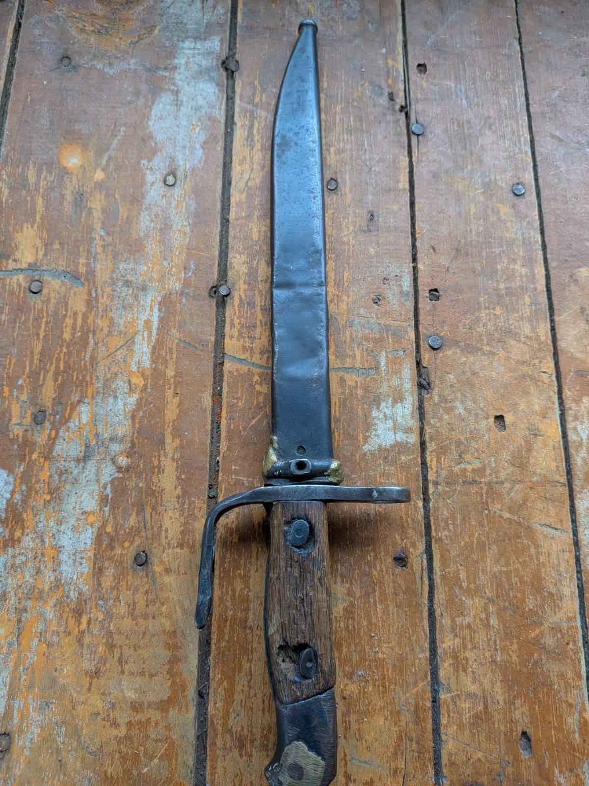 Shortened WW2 Japanese Arisaka Type 30 Bayonet w/Scabbard