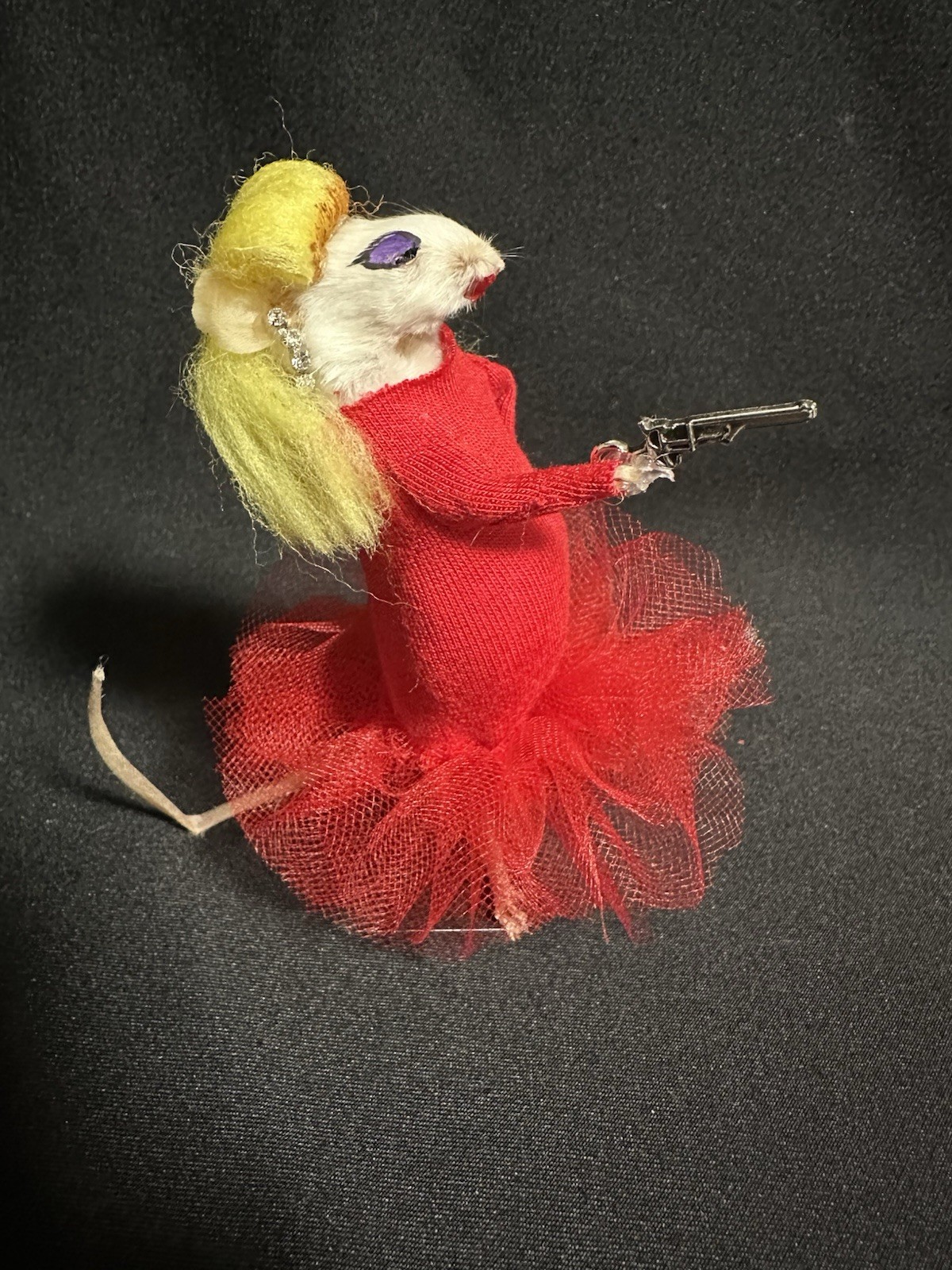 Taxidermy Mouse Divine Pink Flamingos Mouse Oddities Curiosities Taxidermy Art