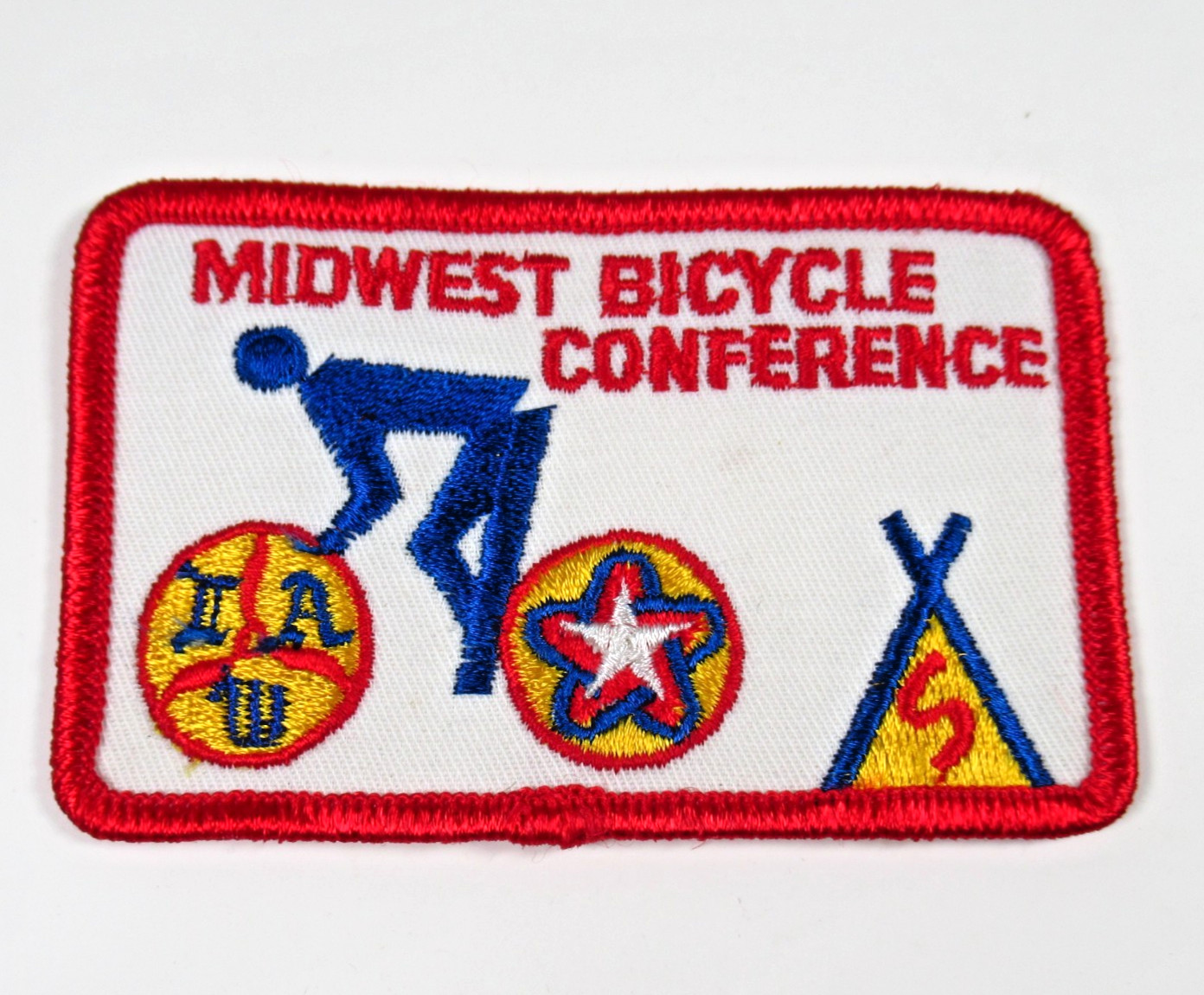 League of American Wheelmen Midwest Bicycle Conference Vintage Patch