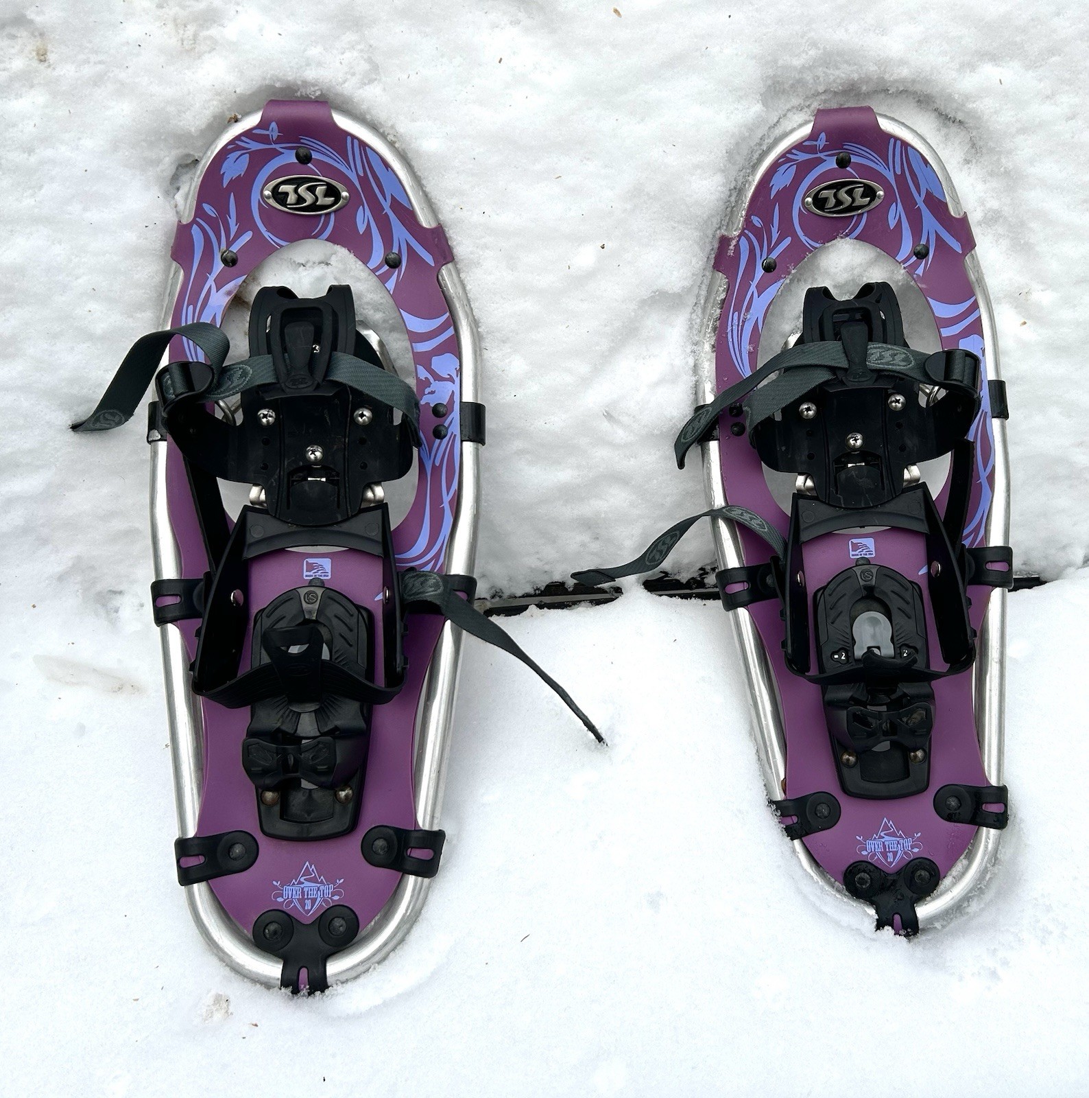 TSL WOMENS SNOW SHOES OVER THE TOP- MADE IN VERMONT U.S.A. - Adjustable Size