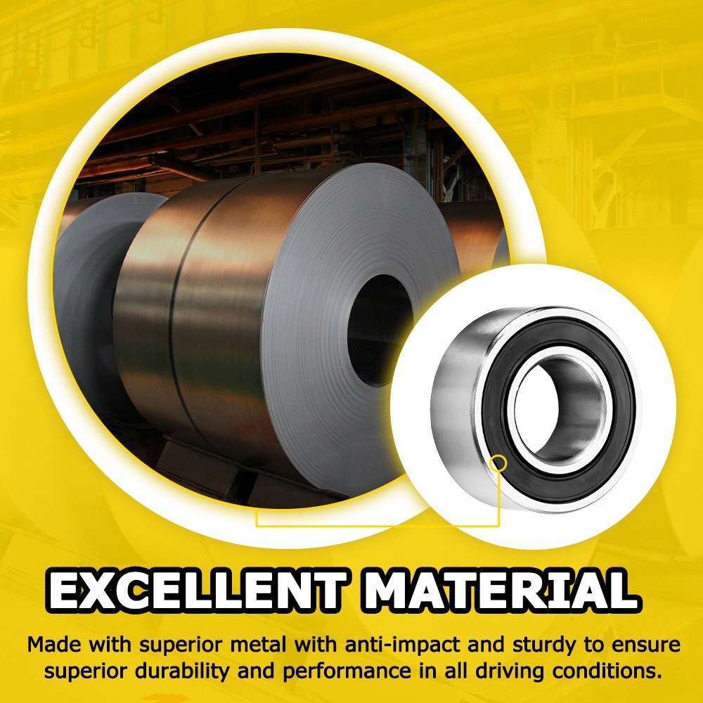 For 2004-2007 Harley Dyna 1" Axle Sealed Wheel Bearings 9247 Front Or Rear 04-07