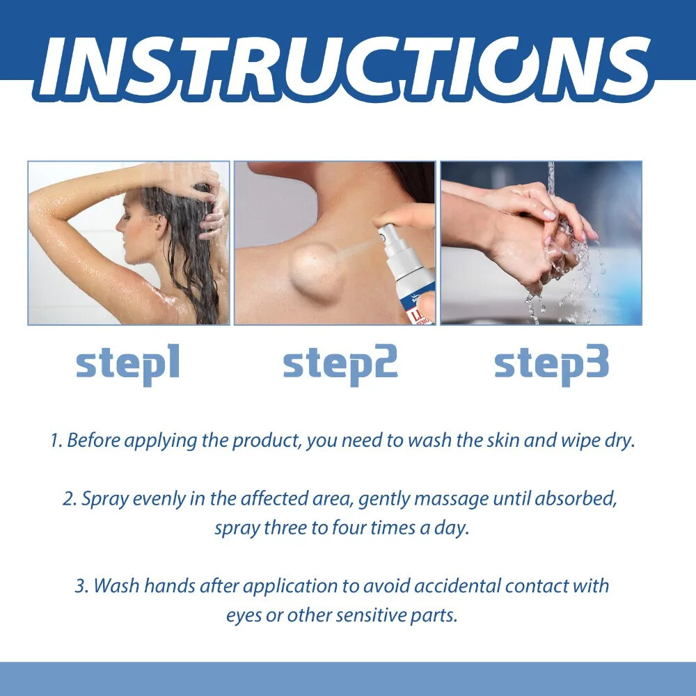 50ML Lipomheilung Reduction Spray, Instant LumpFree Lipoma Removal Spray