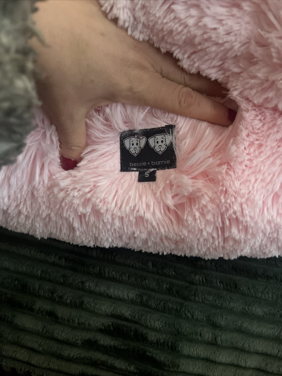 Dog Bed Bessie And Barney Shaggy Bed Pink Quality Luxury Made In USA