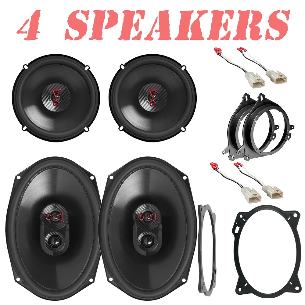 JBL Stage3 Front Door 6.5" Rear 6x9" Speakers kit for 2014-2019 Toyota Corolla