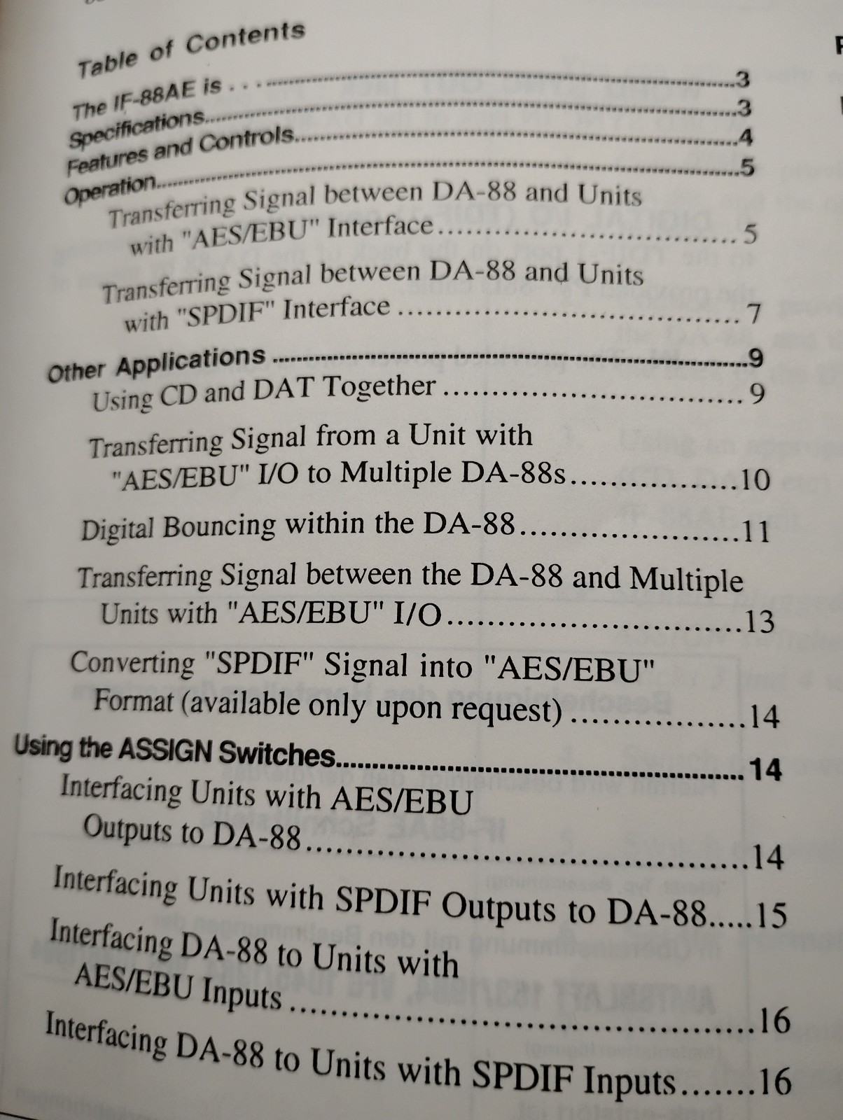 Tascam IF-88AE Digital Audio Interface TEAC AES/EBU or S/PDIF converter