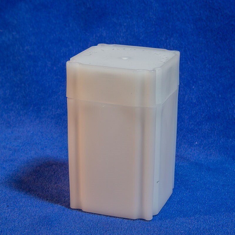 Lot 5 Square Coin Safe Tubes For ASE Silver Eagle 41mm Quality Archival Storage