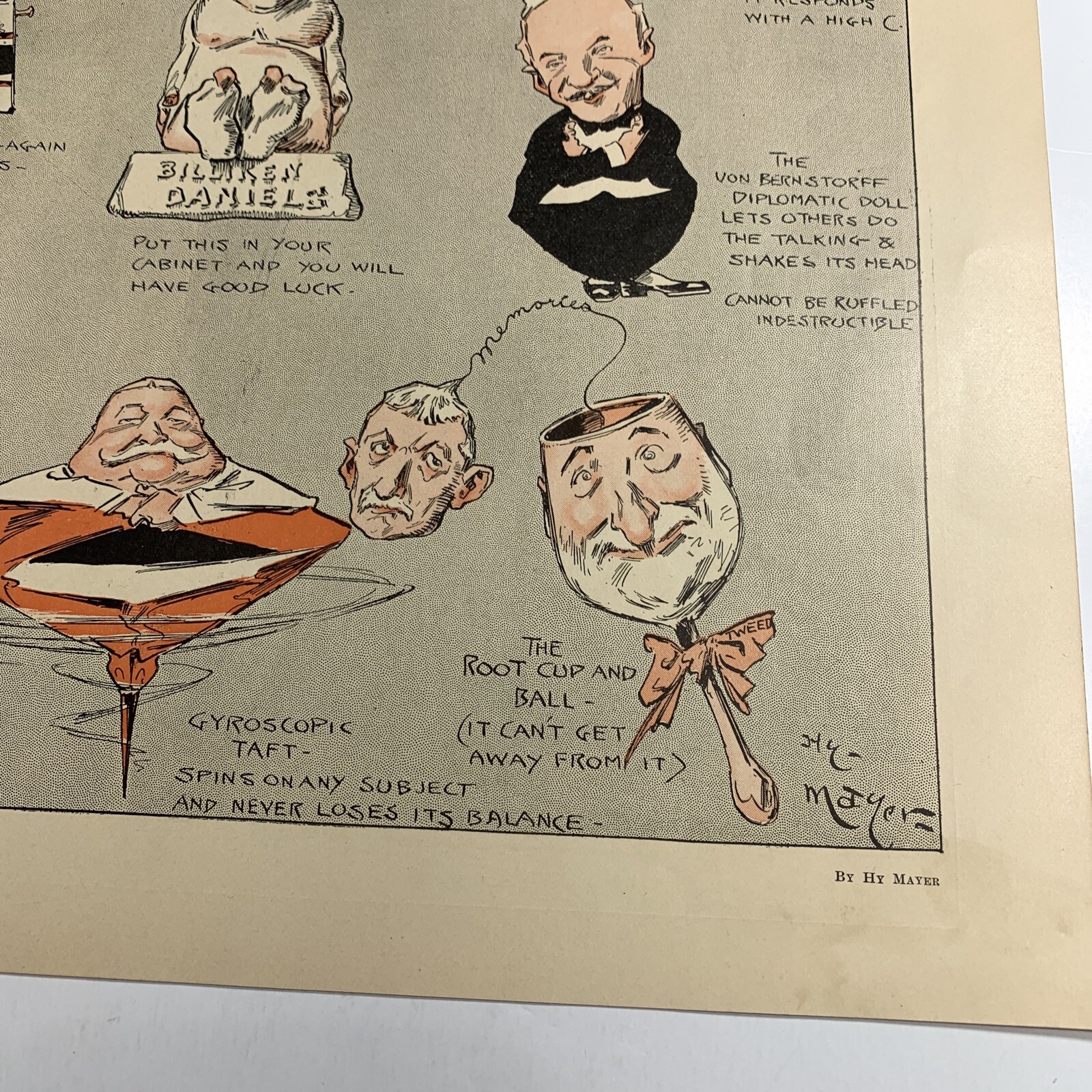 WWI 1915 Not Political Corr 2 Page Ad President Wilson No German Toys Christmas