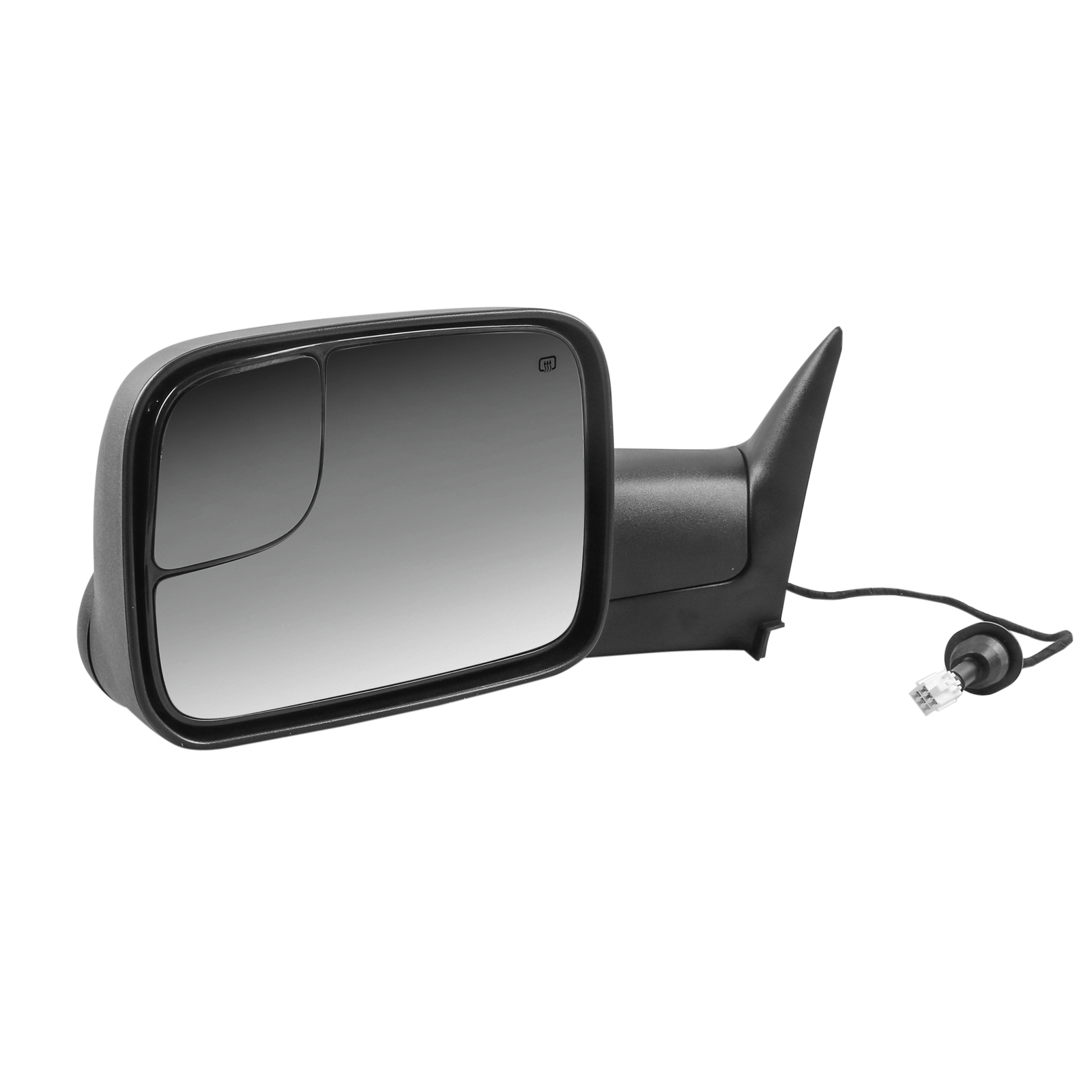 Pair Black Power Heated Tow Mirrors For 98-2001 Dodge Ram 1500 98-2002 2500 3500