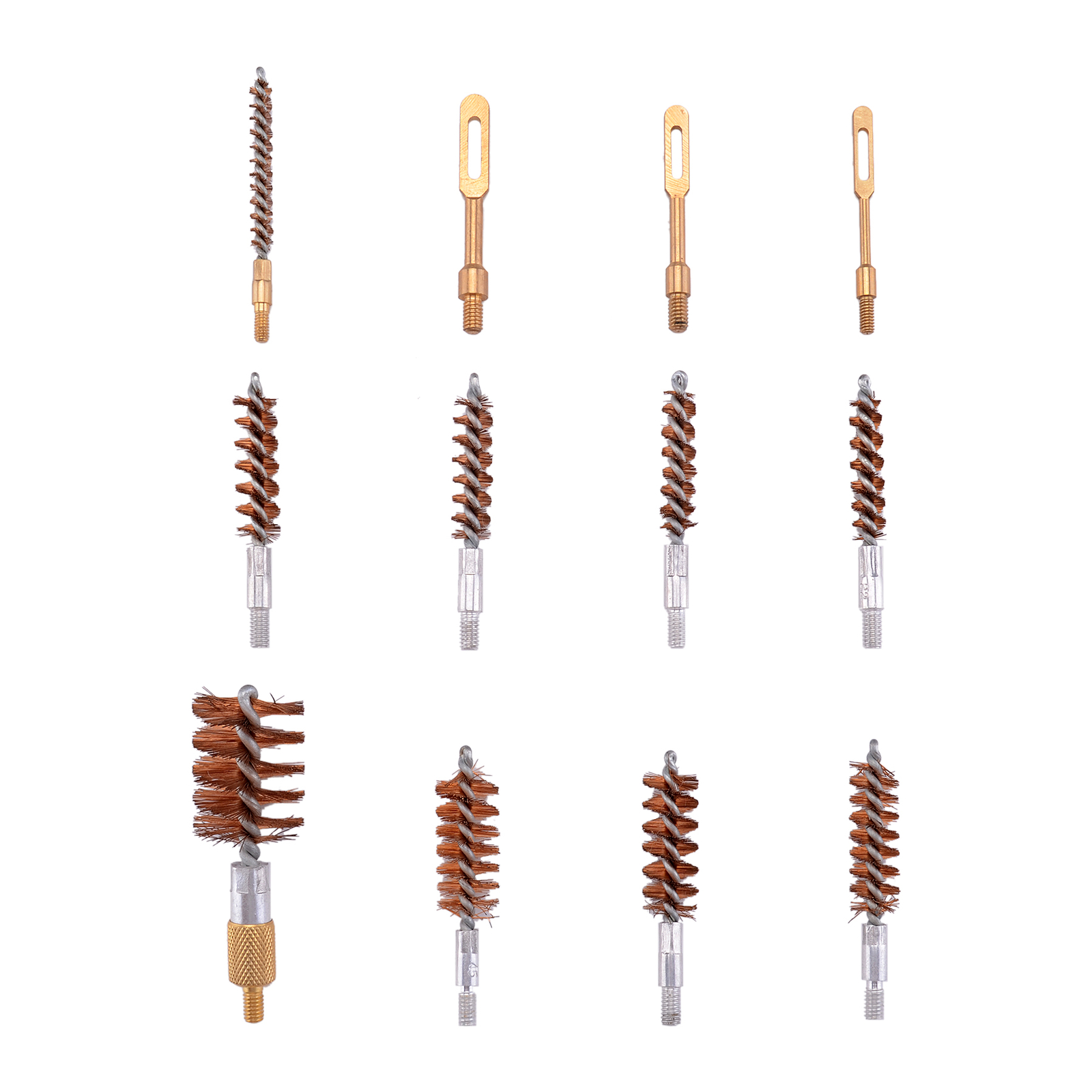 Gun Cleaning Kit .17 .22/.223/5.56MM .243 .280 .30 MultiCaliber Brushes in Bag