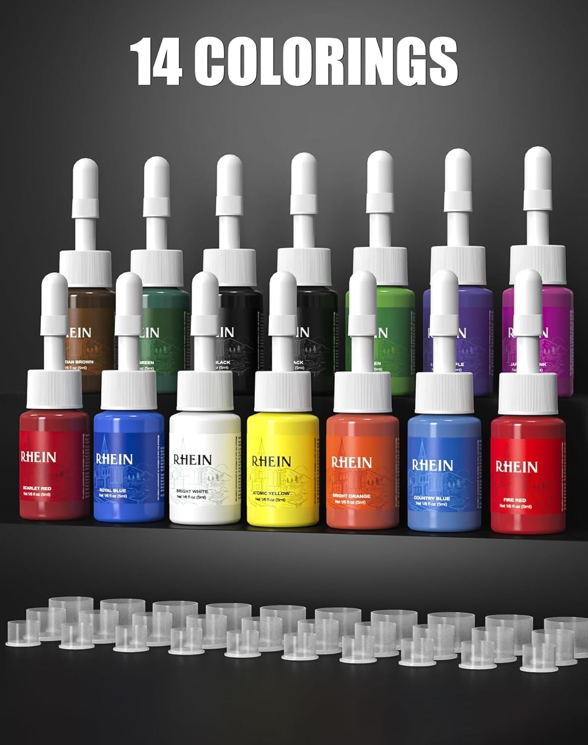 Kit de tatuaje: Máquina de tatuaje inalámbrica completa, 2 baterías, 20 agujas