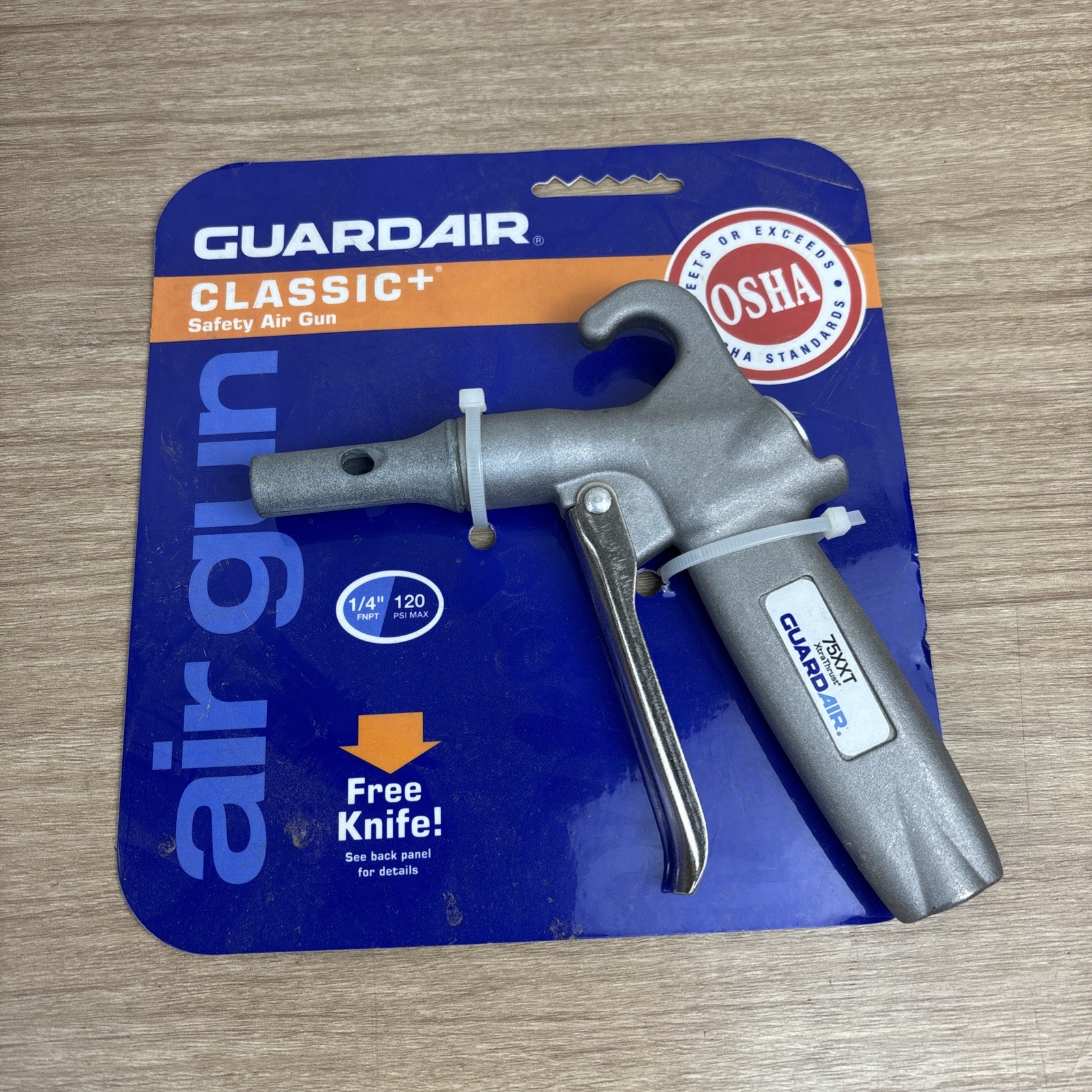 NEW GUARDAIR 75XXT XTRA THRUST SAFETY AIR GUN 120 PSI MAX OSHA APPROVED