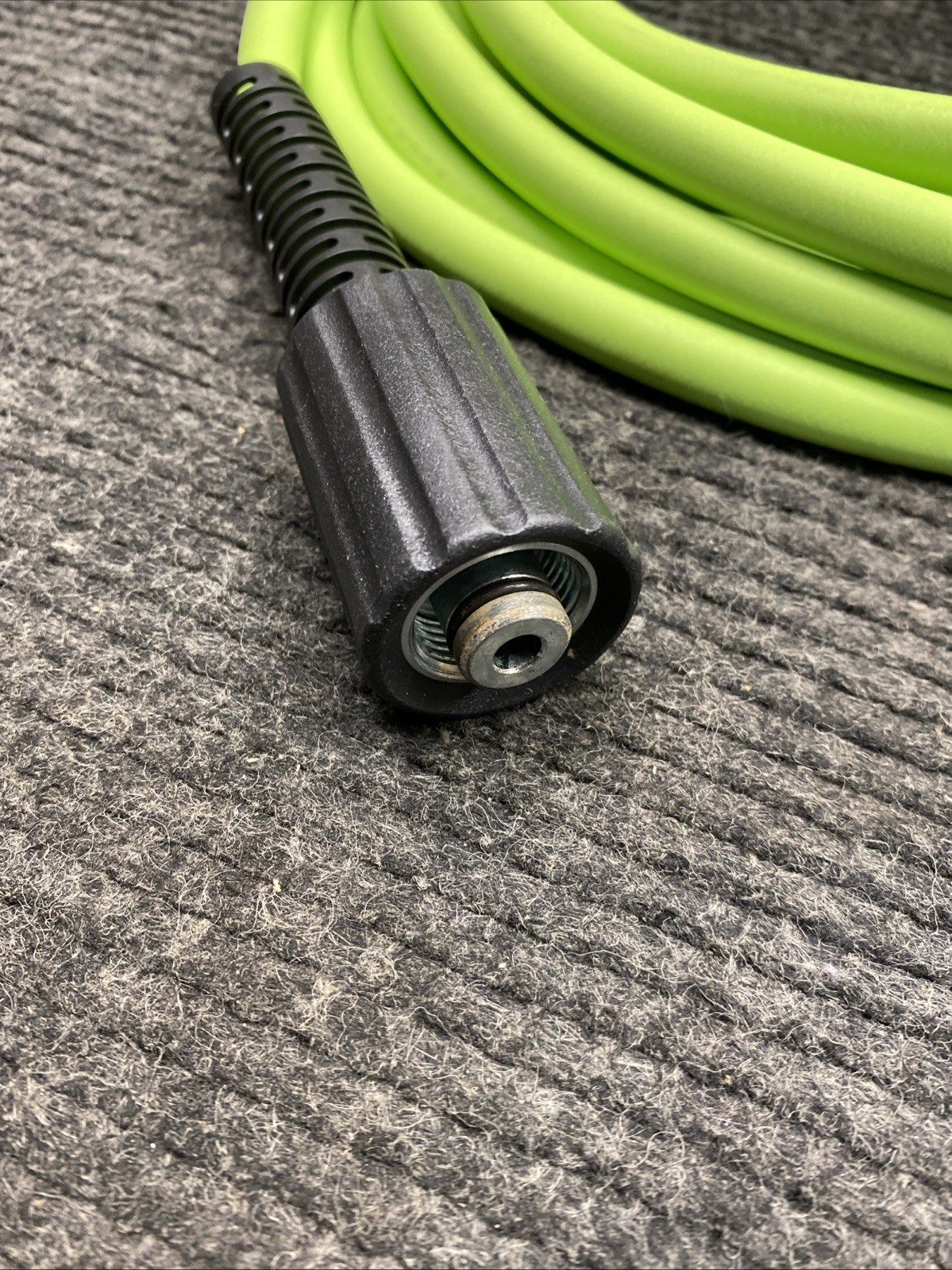Flexzilla Pressure Washer Hose with M22 Fittings, 1/4 in. x 25 ft., ZillaGreen -