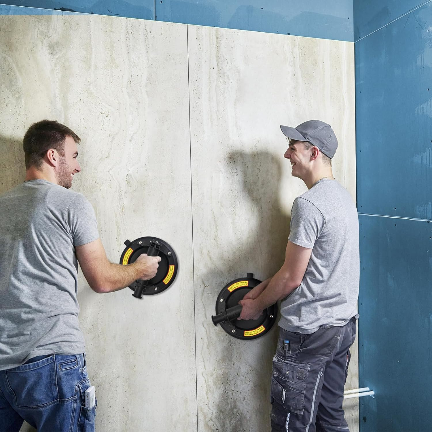 8" Glass Suction Cups,2 Pack Suction Cups for Glass, Glass Suction Cups to Lift