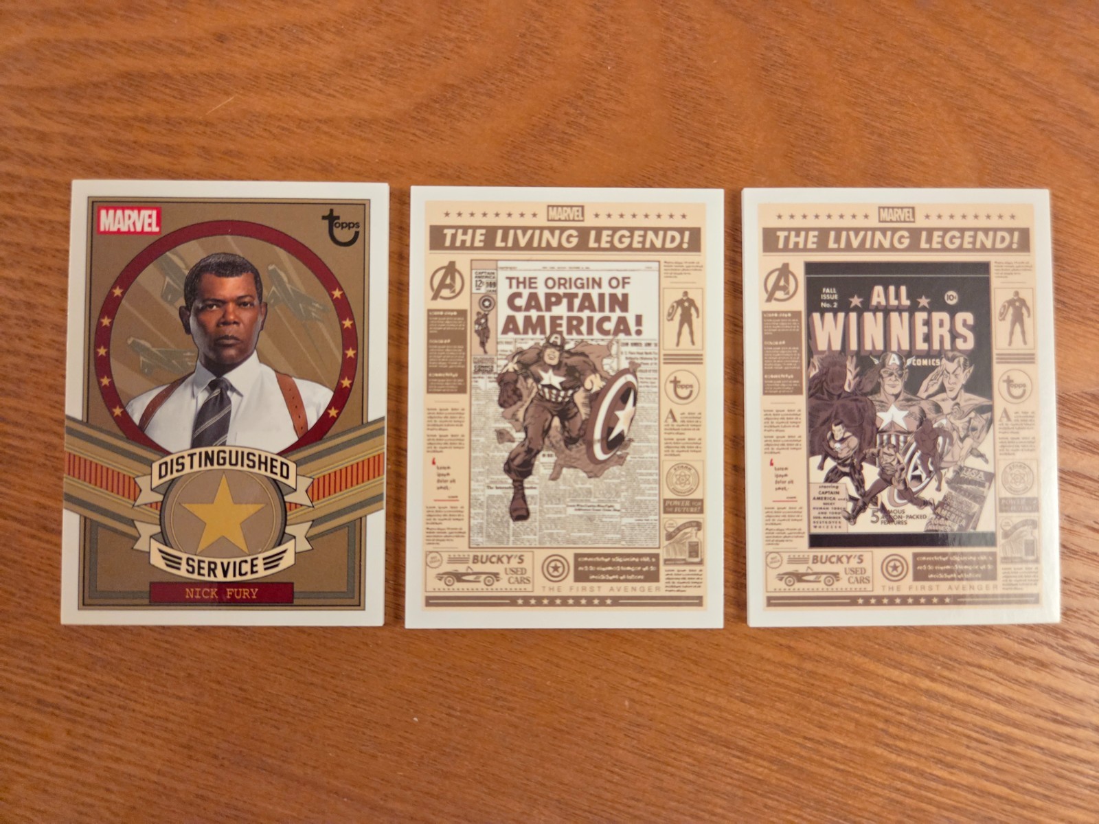 2026 Topps Marvel Brooklyn Collection Card Lot 3 Inserts Distinguished Service +