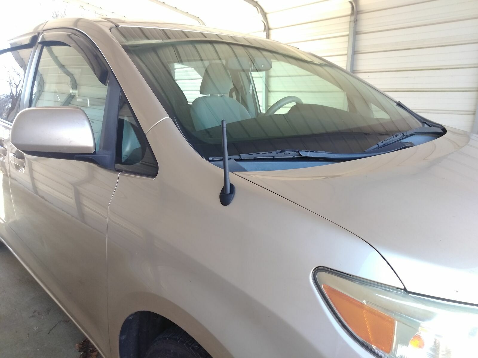 7" Short Black Antenna Mast Radio AM/FM for TOYOTA SIENNA 1998-2016 Brand New