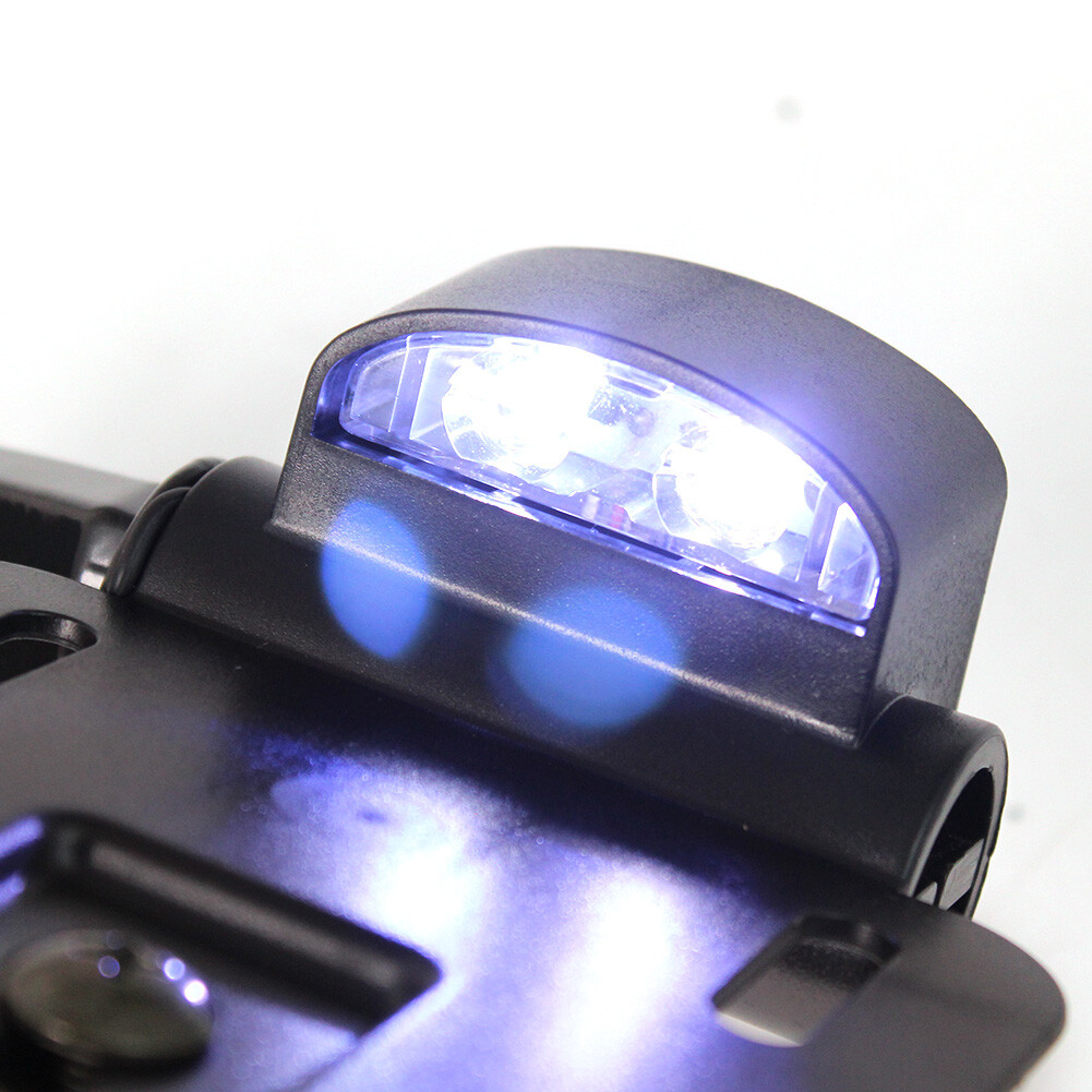 LED Side Mount License Plate Bracket Fit For Harley Sportster 883 1200 XL 04-16