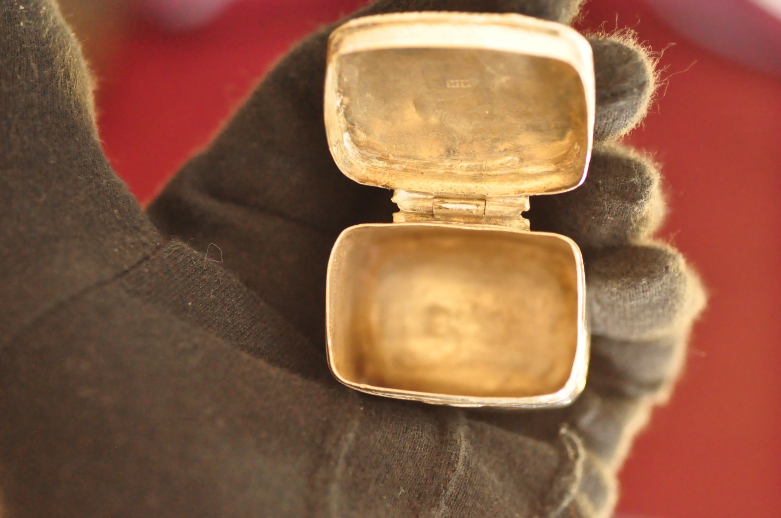 Beautiful Antique European Sterling Silver Snuff Box – 28 Grams - Hallmarked