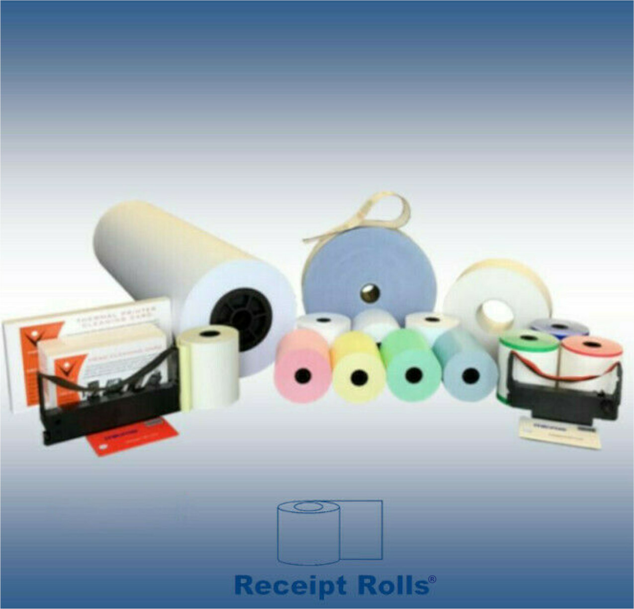 Genmega Tranax 2 1/4" x 675' Thermal ATM Heavy Weight Receipt Paper Rolls 8/cs.