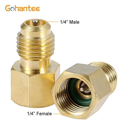 R134A Refrigerant Charging Hose Kit - with BPV31 Bullet Piercing Tap Valve,