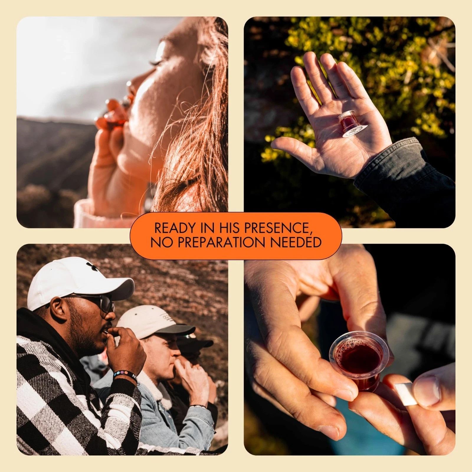 Communion Plus+ Cups Set – 100 with Wafer & 100% Concord Grape Juice