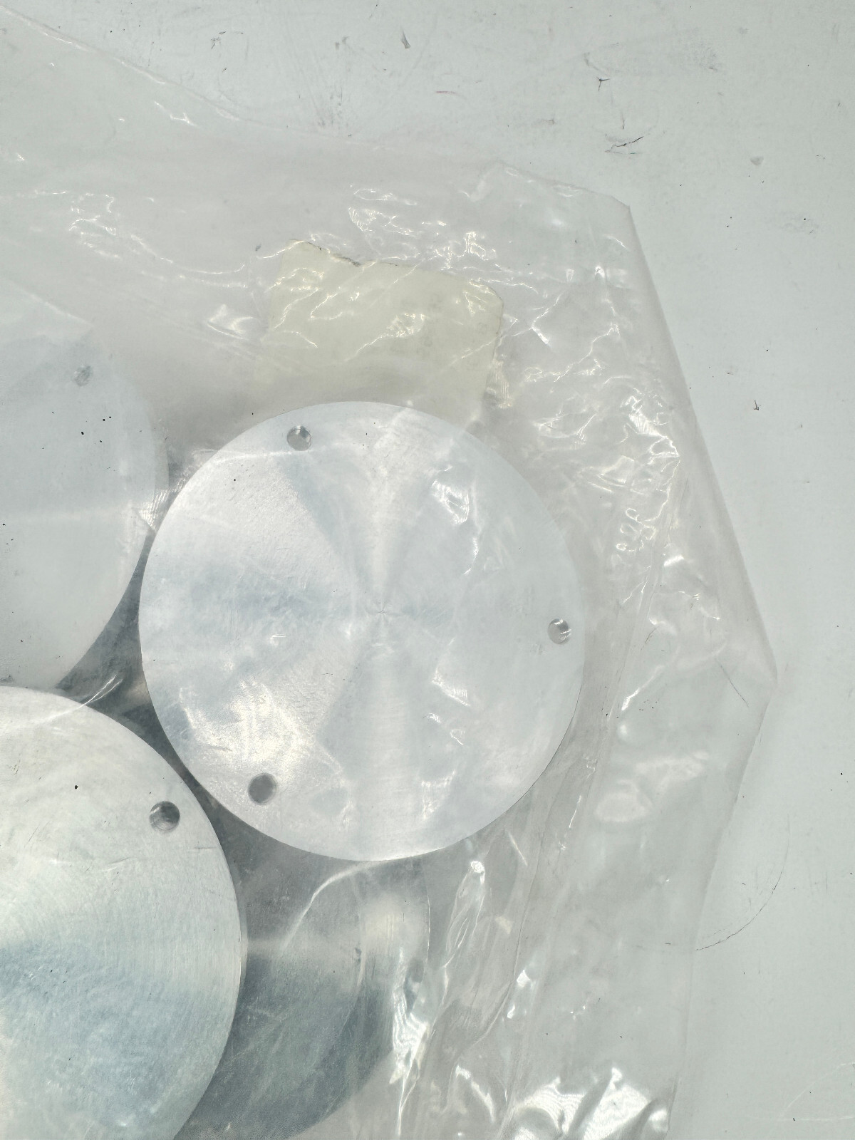 Lot 5 NEW BRUKER port covers top 218338 4" stainless chamber vacuum lab pump