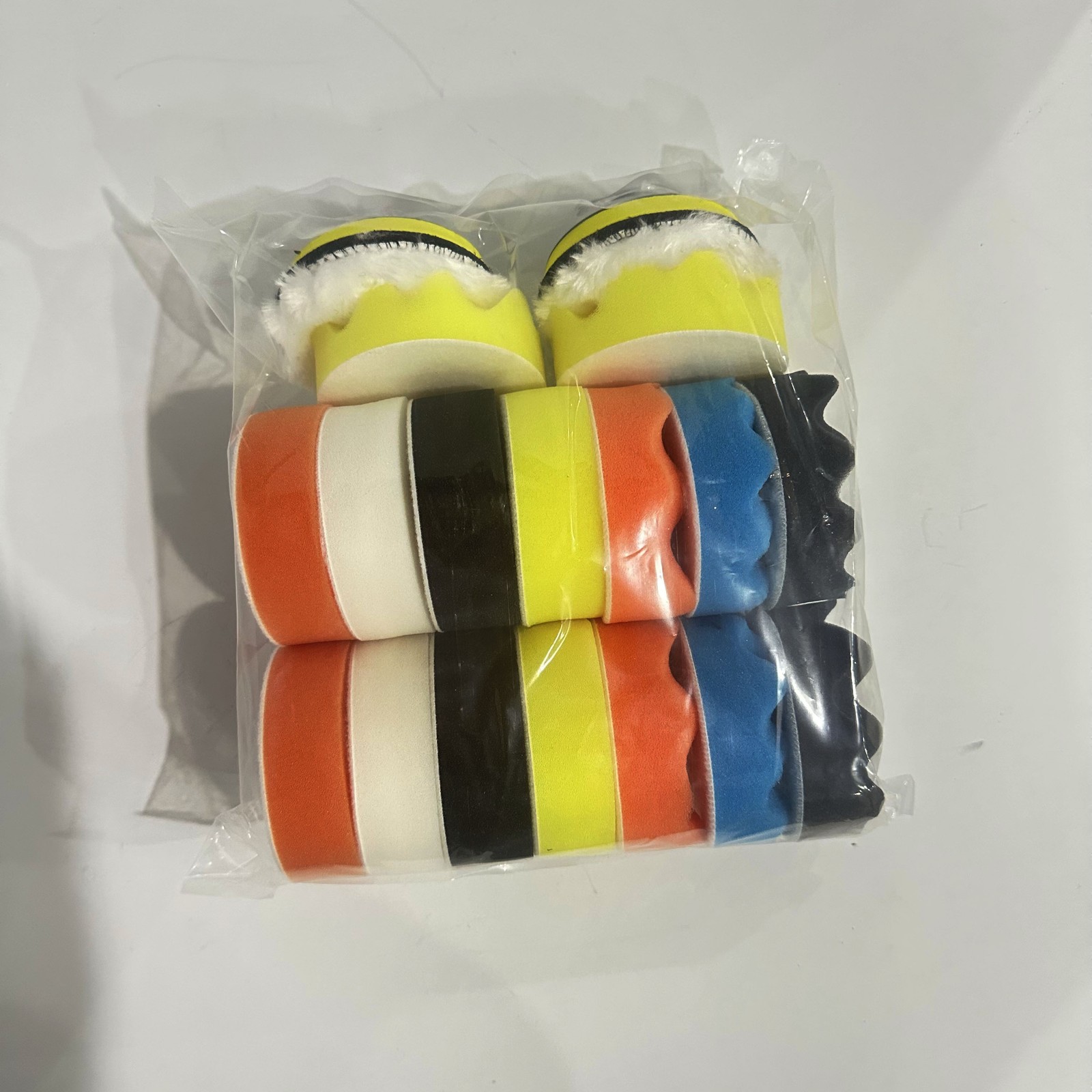 Car Buffing Pads Polishing Sponge Set 22pc 3" Waxing Foam Polisher Kit for Drill