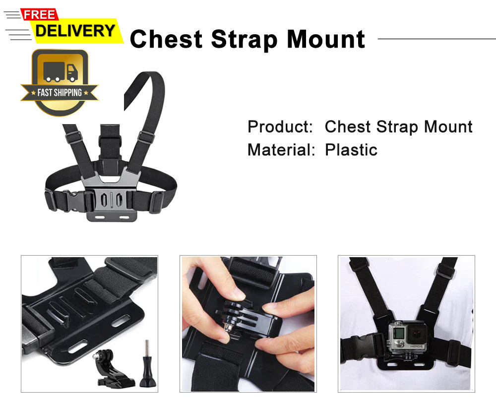 Accessories Kit Mount For GoPro Hero 11 10 9 8 7 6 Session SJCAM/Xiaomi yi EKEN