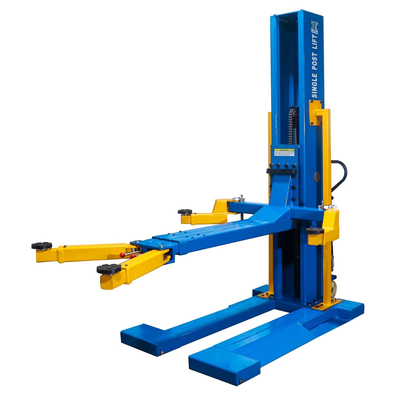 XK 6,200 lb Single Post Lift Portable 220 VOLT