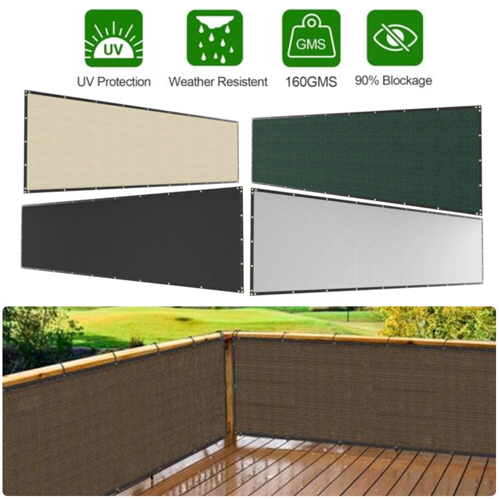 Windscreen Privacy Fence Screen Shade Cover Mesh Tarp, New