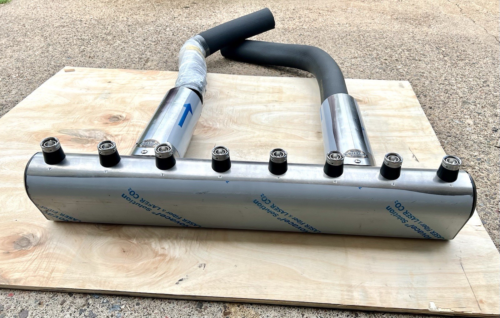 Perlick Winged Bridge Tower for Century System, 8 Faucets, NEW!