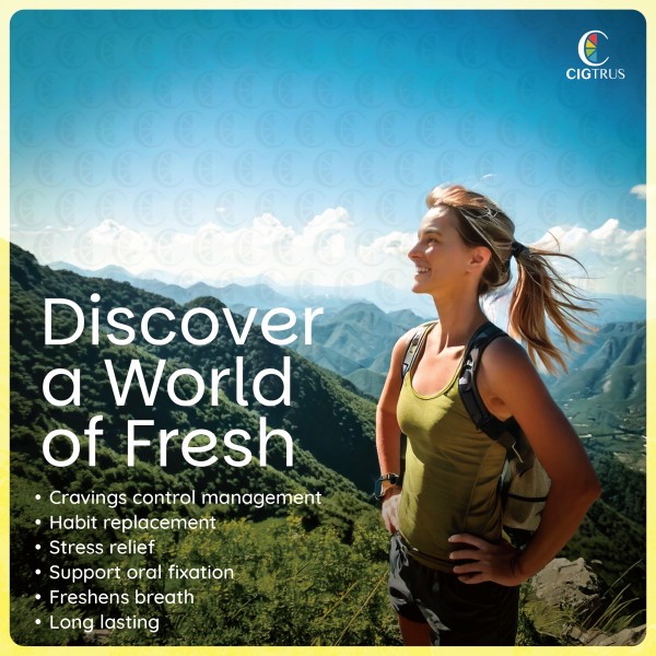 Cigtrus Quit Smoking Aid – Natural Smokeless Inhaler-1Piece -Lemon Lime