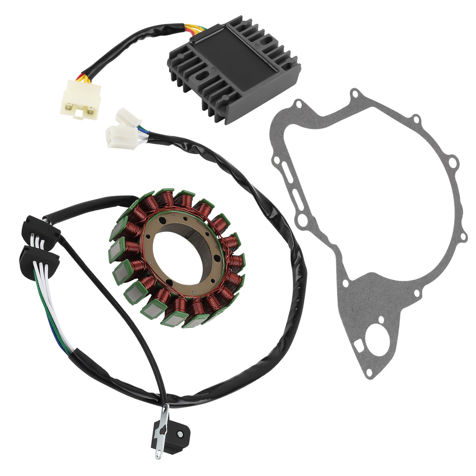 Stator & Gasket for Yamaha XVS650 V-Star 650 Custom Silverado Classic 2004-2010