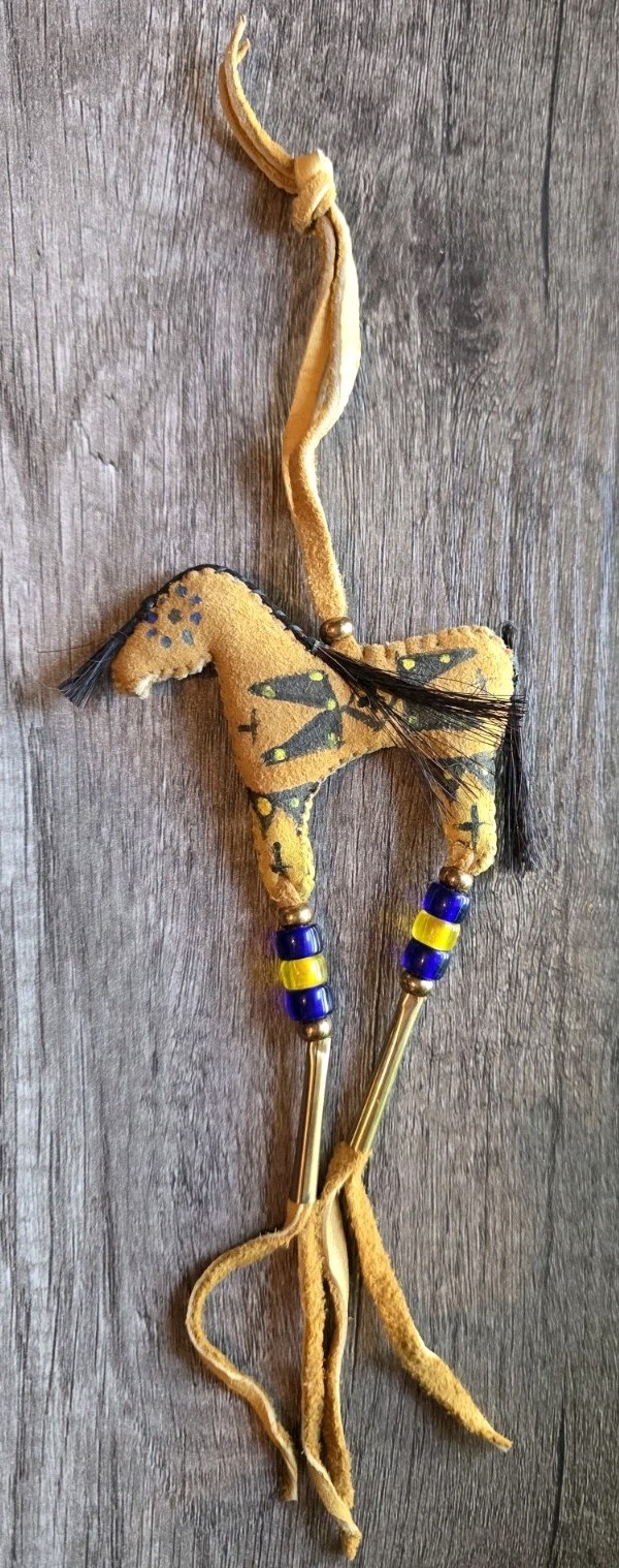 Beaded Fetish Horse- Sage - Native American - Lakota -Sioux - Alan Monroe