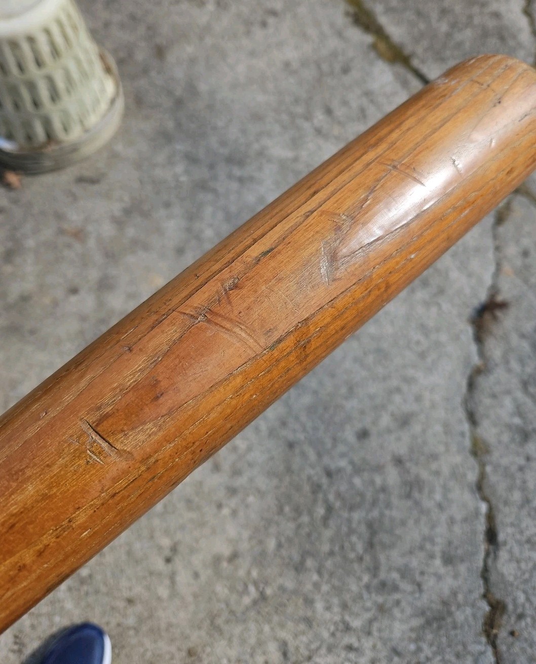 Vintage Game Used Cleveland INDIANS Star WOODIE HELD baseball Bat BALTIMORE '66