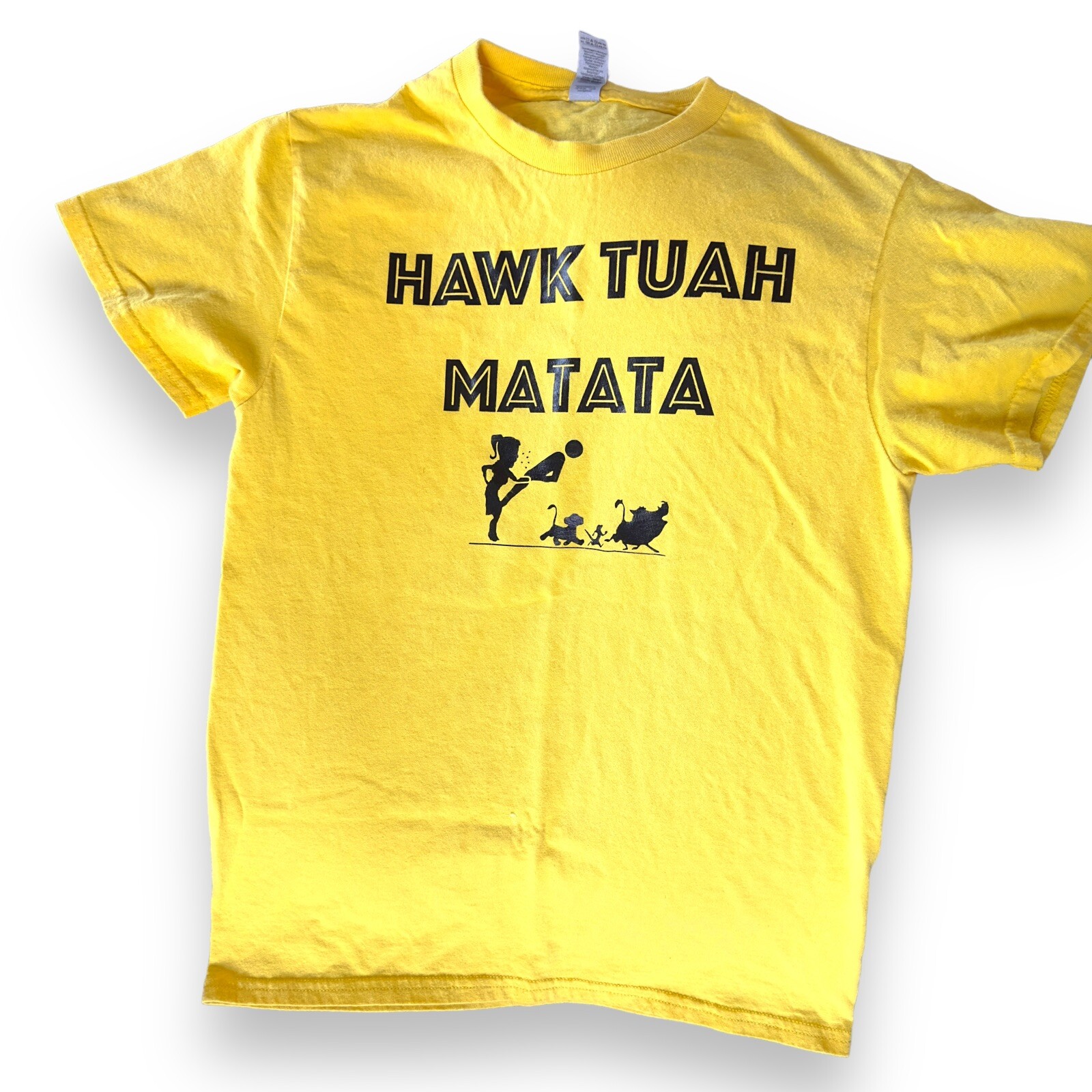 Hawk Tuah Matata Hawaiian Party Shirt S Funny Upside Down Pineapple Tee