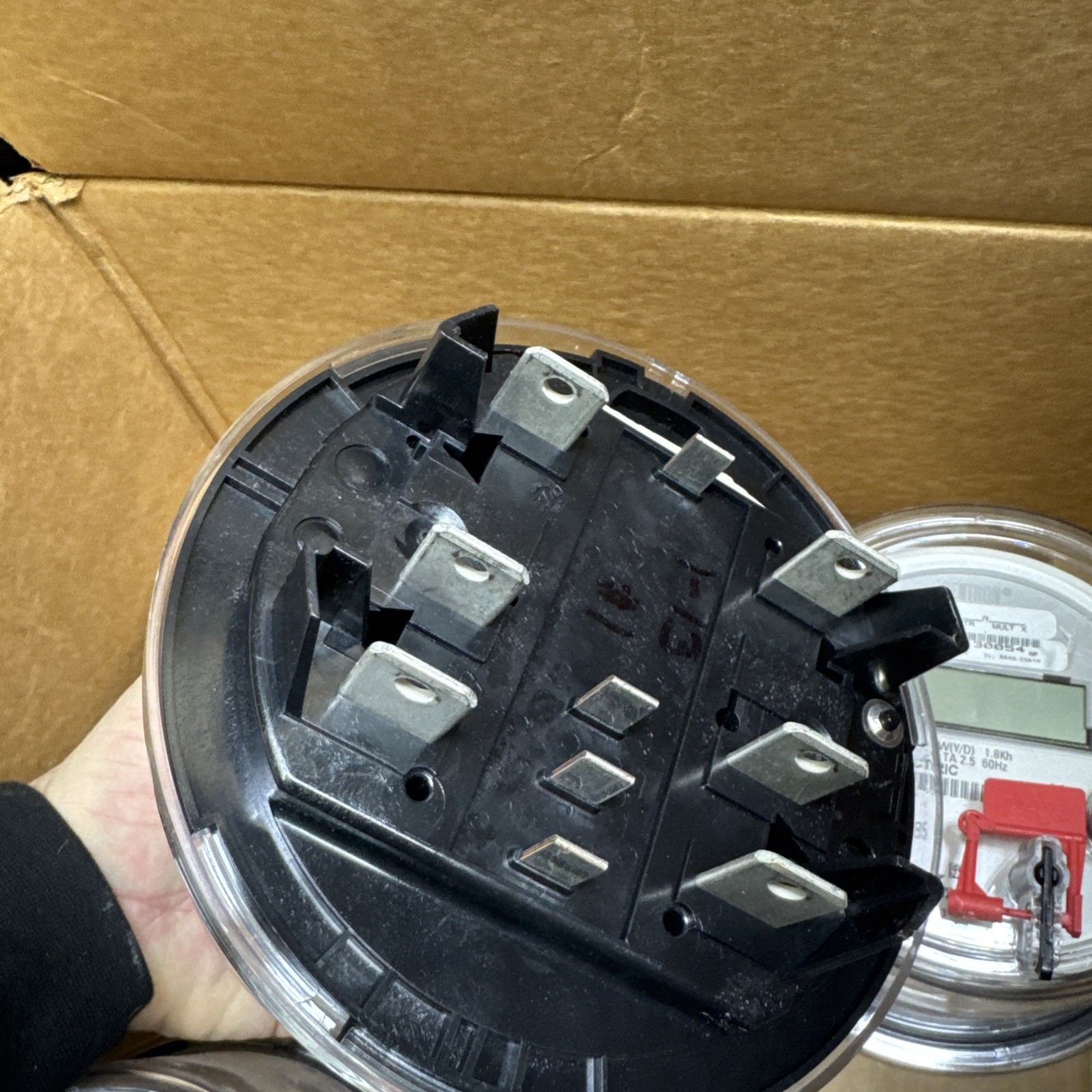 Lot Of 4 ITRON WATTHOUR METER KWH, CP1SDR3, FM16S, 4W, 10 LUG, Y/D 320A 120-480V