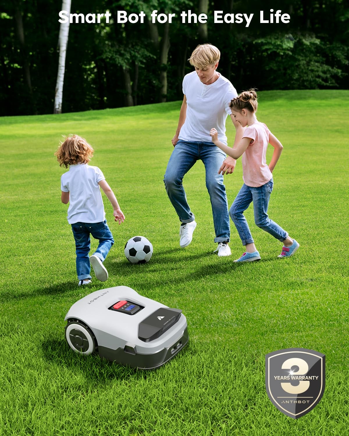 ANTHBOT Genie 600 RTK Robot Lawn Mower Boundaryless Cordless Smart Lawnmower